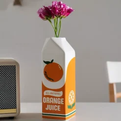 Modern Home Wohndeko-Juice Plant Pot – Cartoon Juice Carton Planter for Home Decor