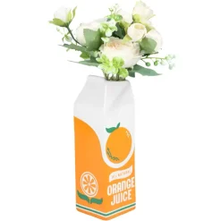 Modern Home Wohndeko-Juice Plant Pot – Cartoon Juice Carton Planter for Home Decor