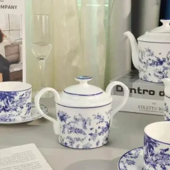 Feast u0026 Flair Küche & Esszimmer-Jungle Lion Tee- und Kaffeeservice aus Bone China – Elegante Geschirrkollektion