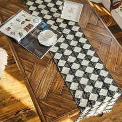 Fine Table Threads Küche & Esszimmer-Jute-Tischläufer mit Quasten – rustikaler Akzent für die Inneneinrichtung