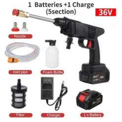 Gear Up u0026 Go Autozubehör|Automobilindustrie-Kabellose elektrische Hochdruck-Autowaschpistole