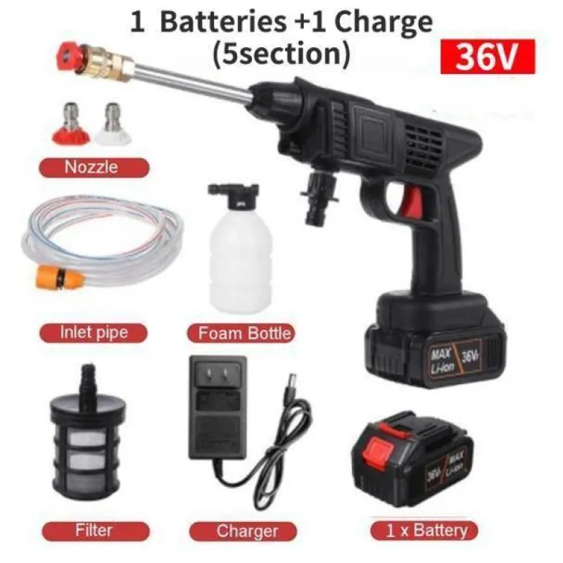 Gear Up u0026 Go Autozubehör|Automobilindustrie-Kabellose elektrische Hochdruck-Autowaschpistole