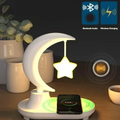 Comfort u0026 Style Gadgets Für Zuhause|Beleuchtung-Kabellose Ladenachtlampe – Mondstern-Design