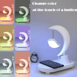 Comfort u0026 Style Gadgets Für Zuhause|Beleuchtung-Kabellose Ladenachtlampe – Mondstern-Design