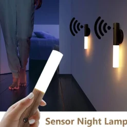 Comfort u0026 Style Beleuchtung-Kabellose LED-Nachtlampe mit Bewegungssensor – Intelligente Wandleuchte