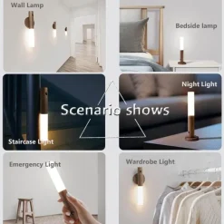 Comfort u0026 Style Beleuchtung-Kabellose LED-Nachtlampe mit Bewegungssensor – Intelligente Wandleuchte