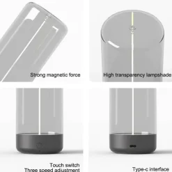 Comfort u0026 Style Beleuchtung-Kabellose magnetische Schreibtischlampe – Stellar Glow Lighting