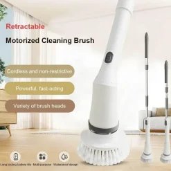 The Blissful Bath Badezimmer-Kabelloser Elektro-Schrubber – Reinigungsbürste für mehrere Oberflächen