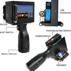 Cozy Living Outdoor & Garten|Heimwerkzeuge-Kabelloser Mini-Handdrucker – Automatisches tragbares Druckgerät