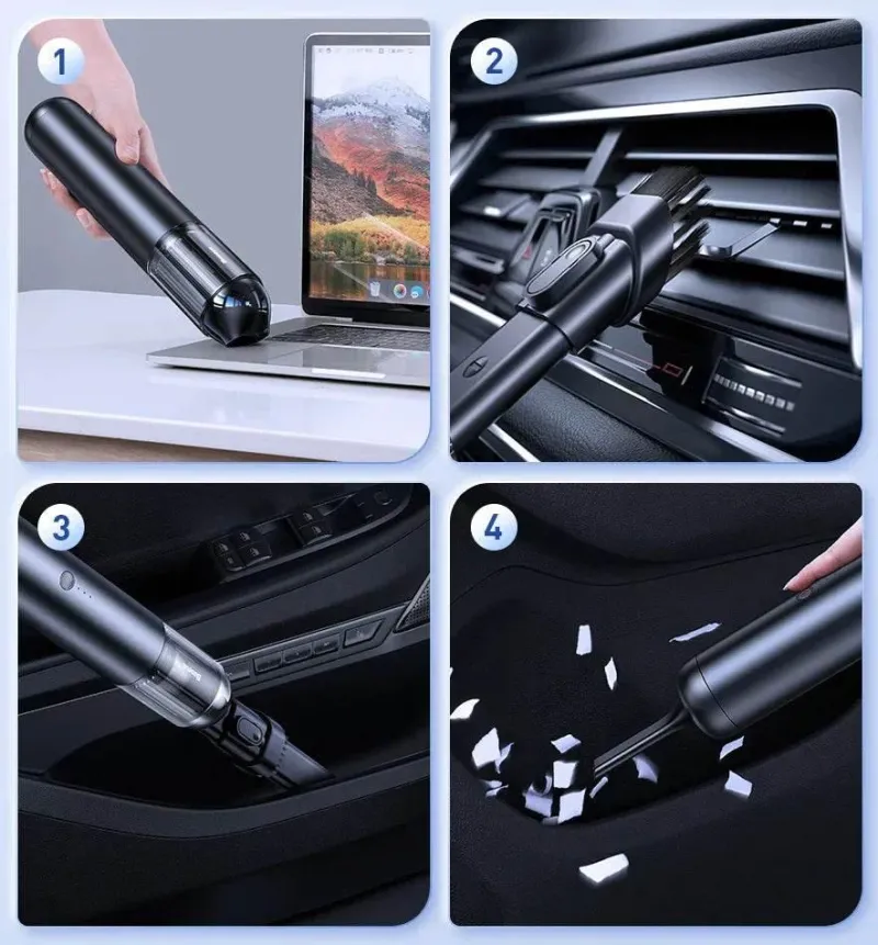 The Decor Haven Autozubehör|Automobilindustrie-Kabelloser Staubsauger mit Ultra-Power-Technologie – Kabelloser Staubsauger mit hoher Saugkraft