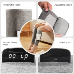 The Relaxation Nook Massageprodukte|Gesundheits-Gadgets-Kabelloses Beinmassagegerät – Luftwellentherapie zur Entspannung