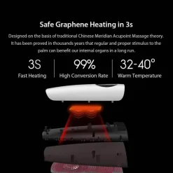 The Relaxation Nook Massageprodukte|Gesundheits-Gadgets-Kabelloses Handmassagegerät – Elektrisches Wärmekompressionstherapiegerät