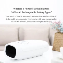 The Relaxation Nook Massageprodukte|Gesundheits-Gadgets-Kabelloses Handmassagegerät – Elektrisches Wärmekompressionstherapiegerät