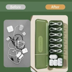 Tom Küche & Esszimmer-Kabelmanagementbox – Schreibtisch-Ladegerät-Organizer für Kabel