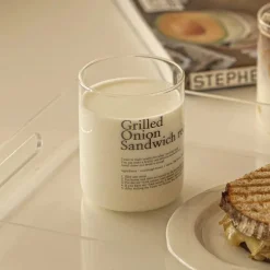 Plates u0026 More Küche & Esszimmer-Kaffeebecher-Set aus Glas – 2-teiliges Trinkgeschirr