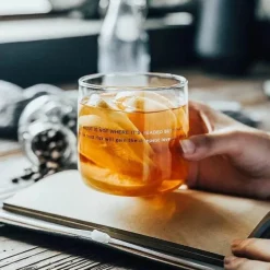 Plates u0026 More Küche & Esszimmer-Kaffeebecher-Set aus Glas – 2-teiliges Trinkgeschirr