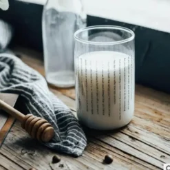 Plates u0026 More Küche & Esszimmer-Kaffeebecher-Set aus Glas – 2-teiliges Trinkgeschirr