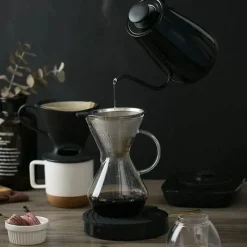 Tom Küche & Esszimmer-Kaffeefilter aus Edelstahl – wiederverwendbares, langlebiges Tropfwerkzeug