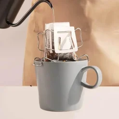 Tom Küche & Esszimmer-Kaffeefilterhalter aus Edelstahl – Küchenorganizer zum Aufbrühen