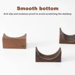 Tom Küche & Esszimmer-Kaffeefilterständer aus Holz – Praktisches Aufbewahrungsregal für Filter