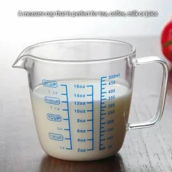 Feast u0026 Flair Küche & Esszimmer-Kaffeekanne aus Glas – Espresso-Latte-Krug für Baristas