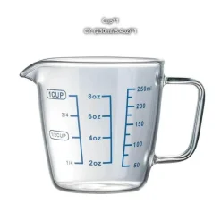 Feast u0026 Flair Küche & Esszimmer-Kaffeekanne aus Glas – Espresso-Latte-Krug für Baristas