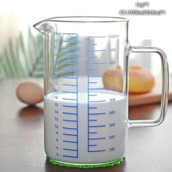 Feast u0026 Flair Küche & Esszimmer-Kaffeekanne aus Glas – Espresso-Latte-Krug für Baristas