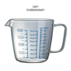 Feast u0026 Flair Küche & Esszimmer-Kaffeekanne aus Glas – Espresso-Latte-Krug für Baristas