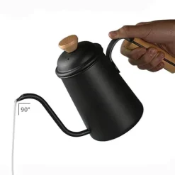 Tom Küche & Esszimmer-Kaffeekessel mit Schwanenhals – Präzisions-Teekanne aus Edelstahl