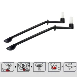 Tom Küche & Esszimmer-Kaffeemaschinenbürste - Premium-Mahlmaschinen-Matcha-Tee-Reinigungswerkzeug