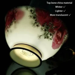 The Cozy Mug Küche & Esszimmer-Kaffeeservice aus Keramik – Elegante Tassen- und Untertassen-Kollektion