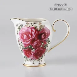 The Cozy Mug Küche & Esszimmer-Kaffeeservice aus Keramik – Elegante Tassen- und Untertassen-Kollektion