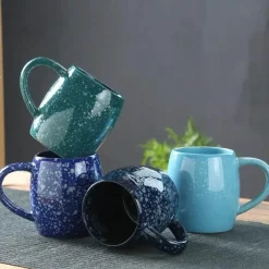 Plates u0026 More Küche & Esszimmer-Kaffeetasse aus Keramik – Teetasse aus Porzellan für den Bürogebrauch