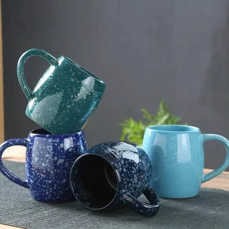 Plates u0026 More Küche & Esszimmer-Kaffeetasse aus Keramik – Teetasse aus Porzellan für den Bürogebrauch