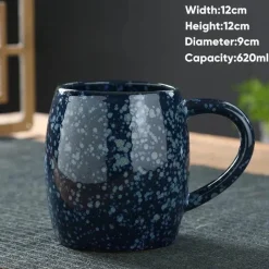 Plates u0026 More Küche & Esszimmer-Kaffeetasse aus Keramik – Teetasse aus Porzellan für den Bürogebrauch