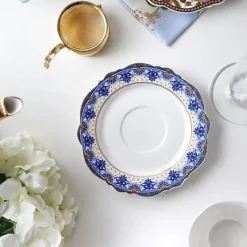 Feast u0026 Flair Küche & Esszimmer-Kaffeetassen-Set aus Bone China – 220 ml Teetasse mit Untertasse