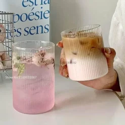 Plates u0026 More Küche & Esszimmer-Kaffeetassen-Set aus Borosilikatglas – hitzebeständiges Trinkgeschirr für heiße und kalte Getränke