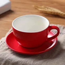 Plates u0026 More Küche & Esszimmer-Kaffeetassen-Set aus Keramik – Elegantes Trinkgeschirr aus Porzellan für die Küche zu Hause