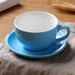 Plates u0026 More Küche & Esszimmer-Kaffeetassen-Set aus Keramik – Elegantes Trinkgeschirr aus Porzellan für die Küche zu Hause