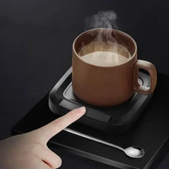 The Cozy Mug Küche & Esszimmer-Kaffeewärmer-Pad – Eleganter Tassenwärmer im Business-Stil