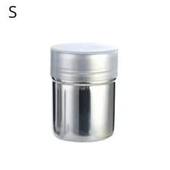 Tom Küche & Esszimmer-Kakaopulverstreuer - Kaffeegewürzstreuer aus Edelstahl mit Deckel