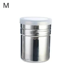 Tom Küche & Esszimmer-Kakaopulverstreuer - Kaffeegewürzstreuer aus Edelstahl mit Deckel