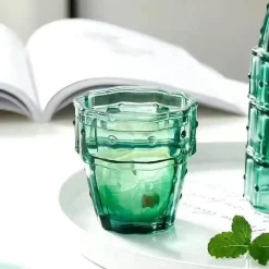 Plates u0026 More Küche & Esszimmer-Kaktus-Glasbecher, 240 ml – kreativer Trinkbecher für Zuhause und das Büro