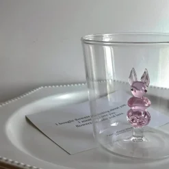 Plates u0026 More Küche & Esszimmer-Kaktus-Hase-Entchen-Glasbecher - Süßes Tischdekor-Trinkgeschirr