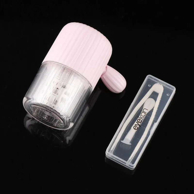 Tranquil Touch Gesundheits-Gadgets|Gesundheits- Und Entspannungstools-Kaktus-Kontaktlinsen-Reinigungsbox – Linsenpflege-Organizer