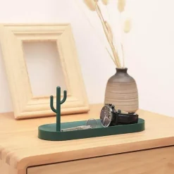 Tranquil Waters Badezimmer-Kaktus-Schreibtisch-Organizer – Kreative Aufbewahrungslösung für das Home Office