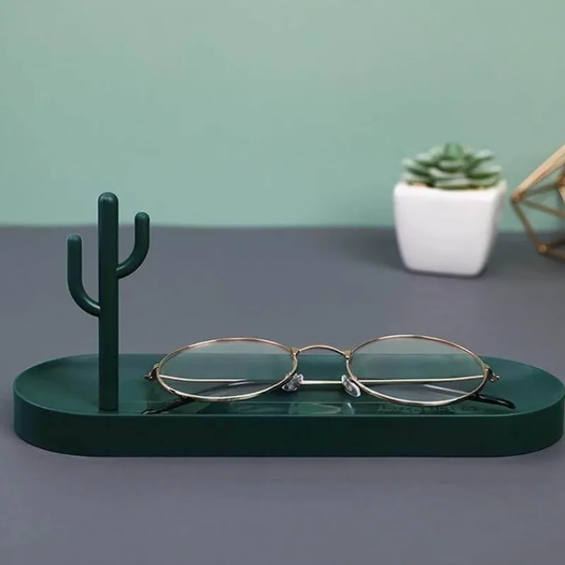 Tranquil Waters Badezimmer-Kaktus-Schreibtisch-Organizer – Kreative Aufbewahrungslösung für das Home Office