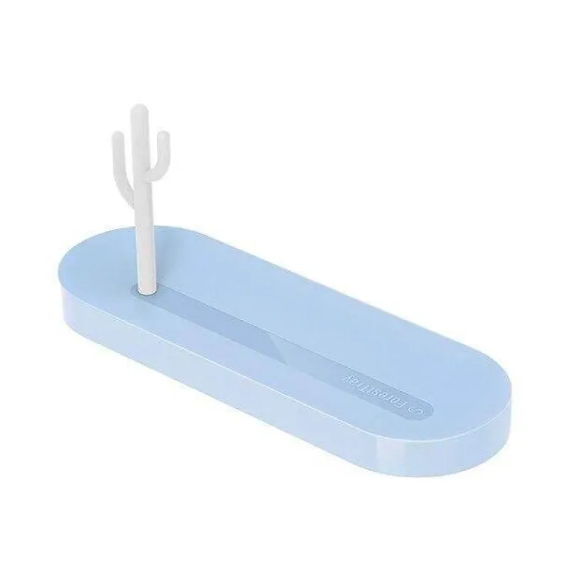 Tranquil Waters Badezimmer-Kaktus-Schreibtisch-Organizer – Kreative Aufbewahrungslösung für das Home Office