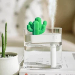 Tranquil Touch Gesundheits-Gadgets|Gesundheits- Und Entspannungstools-Kaktus-Ultraschall-Luftbefeuchter – Stilvoller Luftbefeuchter
