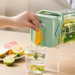 Space Savvy Küche & Esszimmer-Kaltgetränkespender - Intelligente Getränkeaufbewahrung mit Zapfhahn